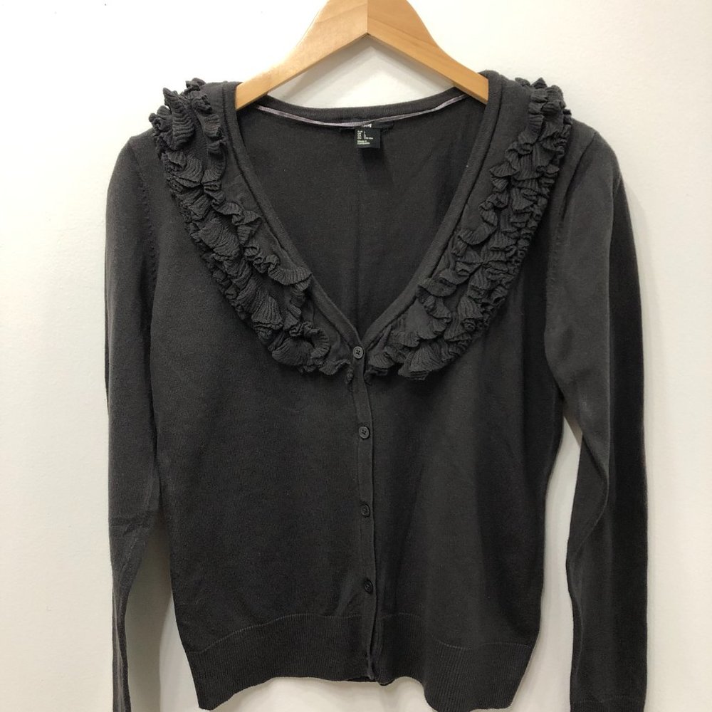H&M Ruffle Cardigan